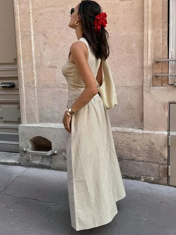 Vestido Midi London Nude (Outlet)