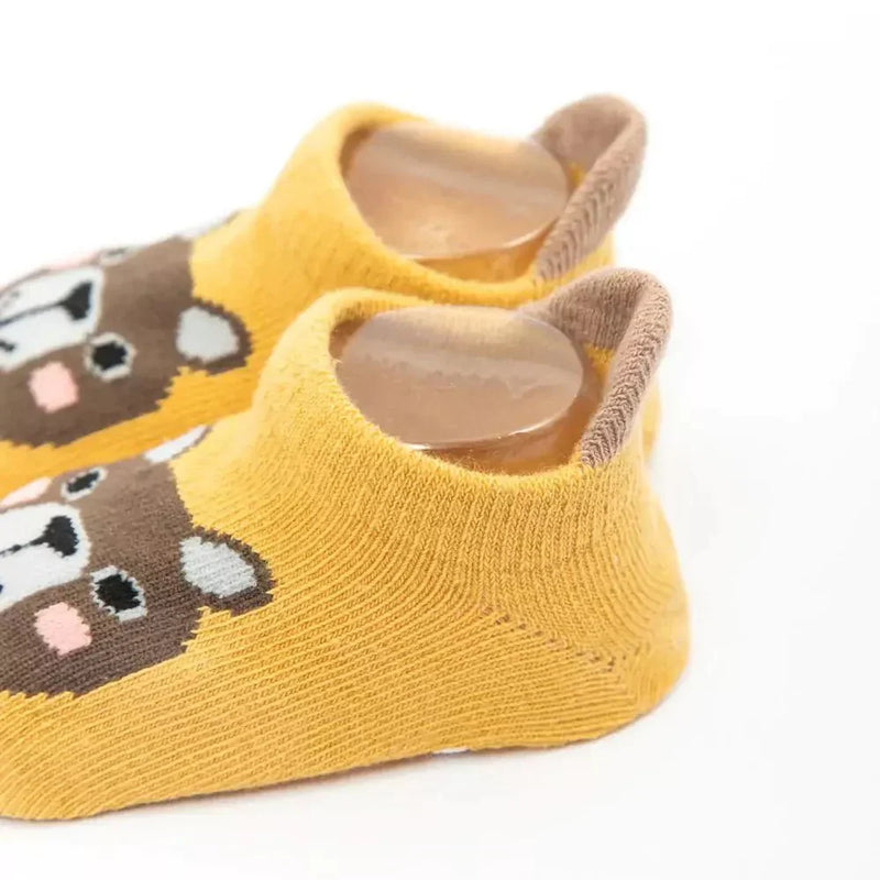 6 Pares - Meia Antiderrapante para Bebê - BabyPaw