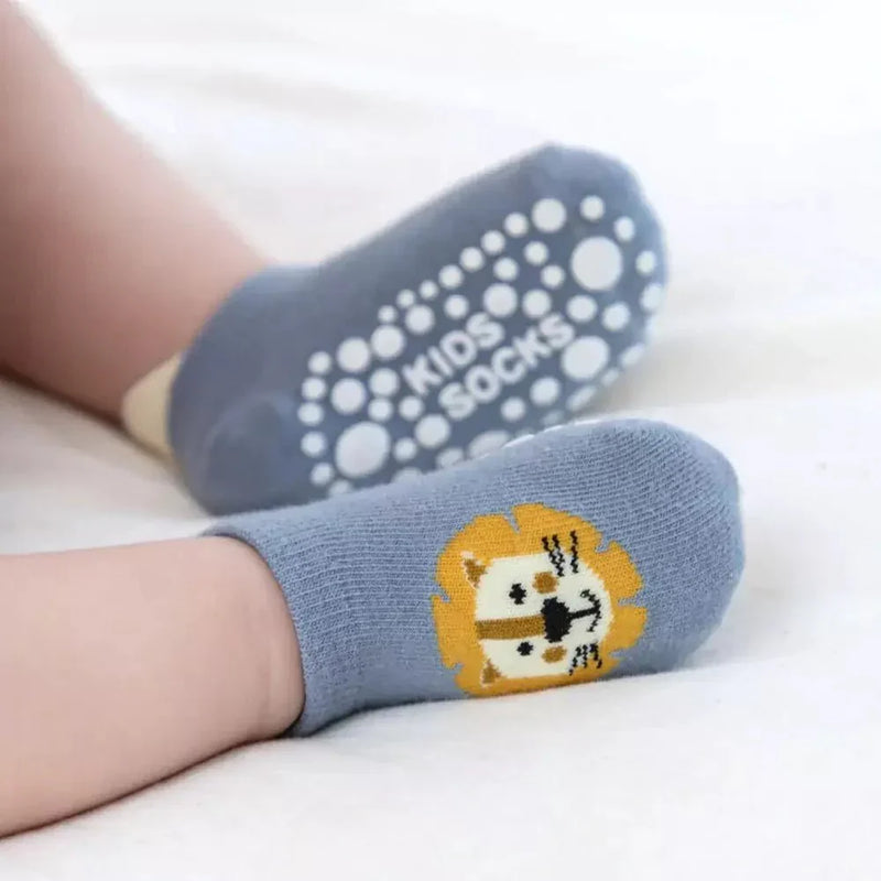 6 Pares - Meia Antiderrapante para Bebê - BabyPaw