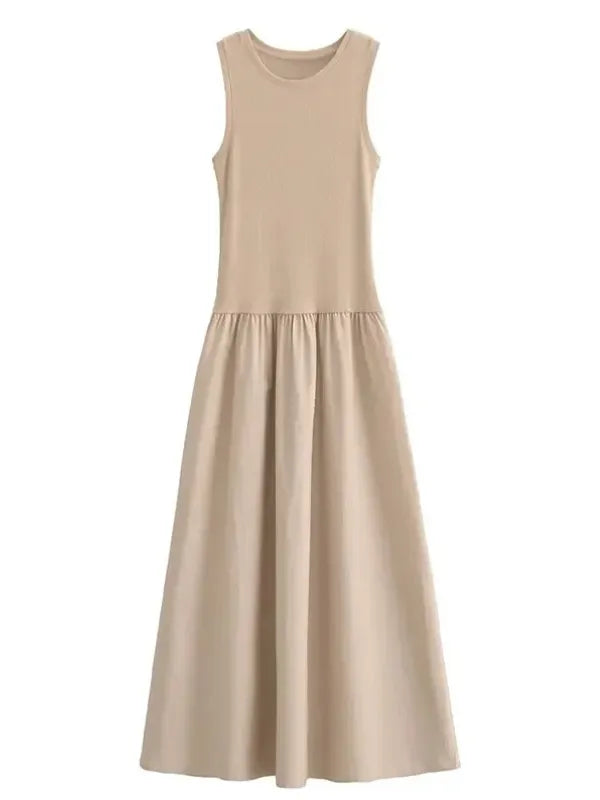 Vestido Midi London Nude