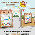 Prancheta magnética infantil para desenho