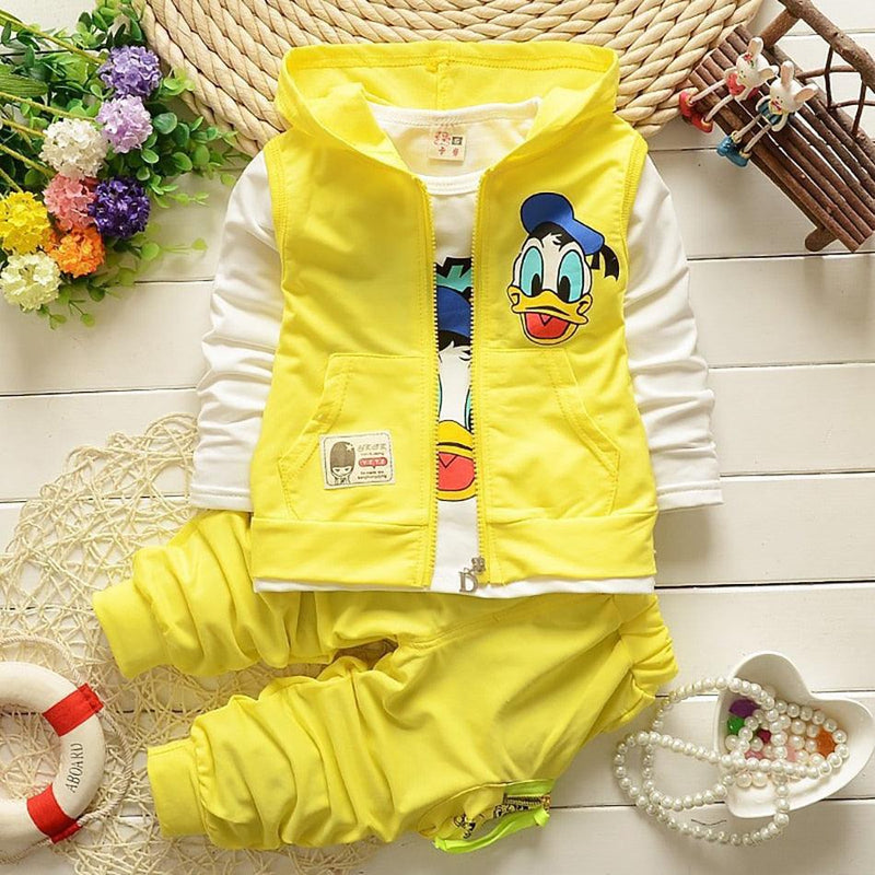 Conjunto Pato Donald Com 3 Peças