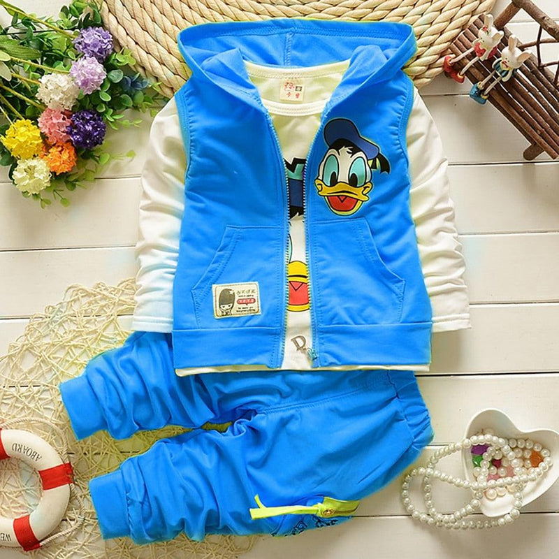 Conjunto Pato Donald Com 3 Peças