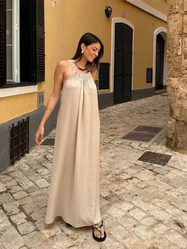 Vestido Longo Costa Nua Aghata