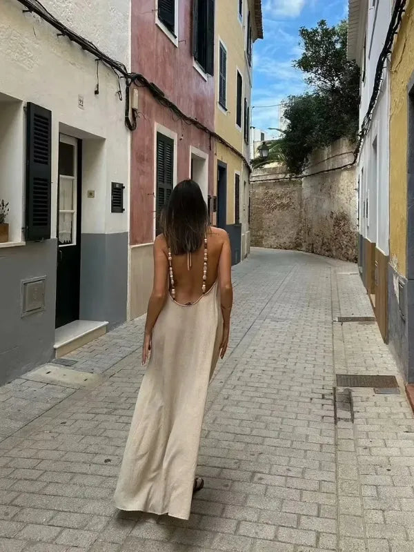 Vestido Longo Costa Nua Aghata