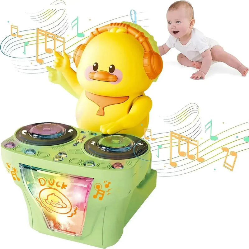 Brinquedo Musical Interativo Porquinho DJ Dorjito e Patinho DJ Pakkitto - Luzes e Sons para Crianças