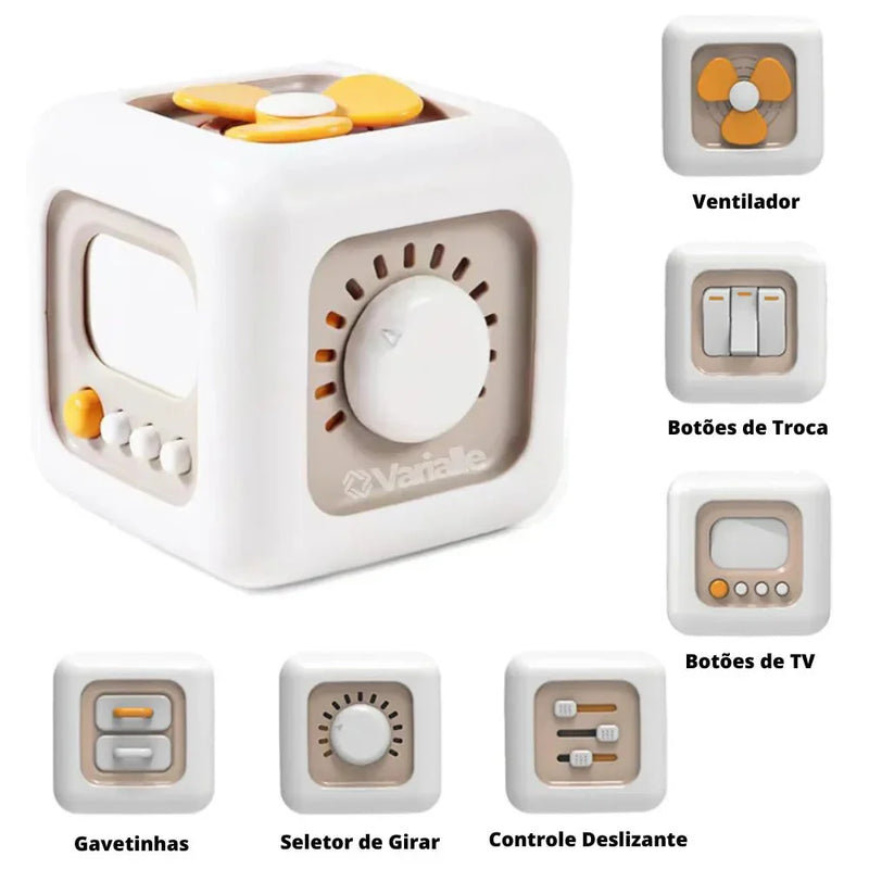 Brinquedo Sensorial Cubo Montessori CubeToys