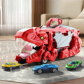 Dinossauro Devorador de Carro Tiranossauro Rex | Brinquedo Infantil de Armazenamento e Deslizamento