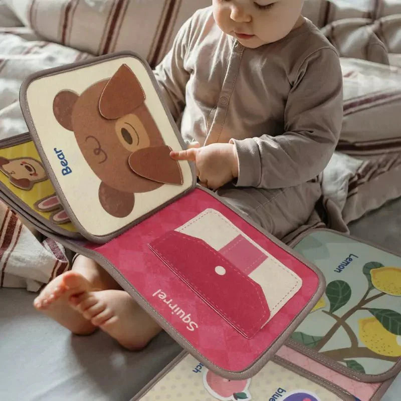 Livro Sensorial Montessori para Bebês My First Book