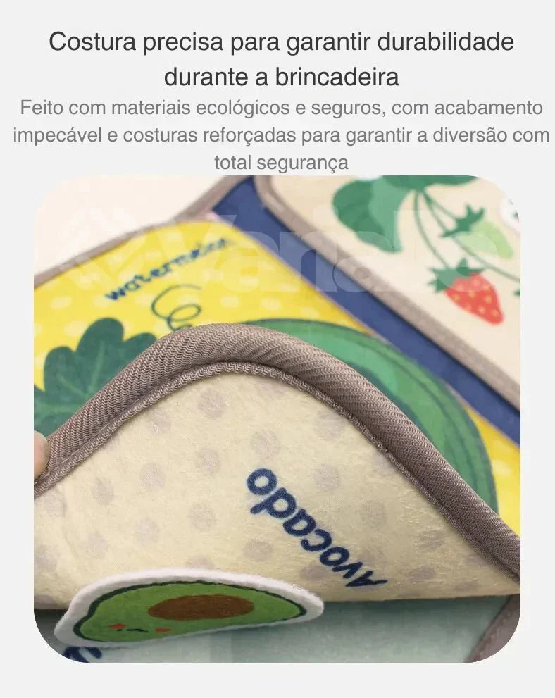 Livro Sensorial Montessori para Bebês My First Book