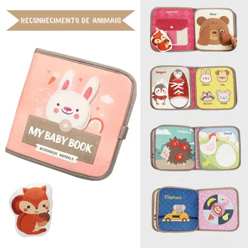 Livro Sensorial Montessori para Bebês My First Book