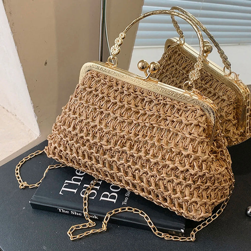 Bolsa de Palha Dubai Elegance