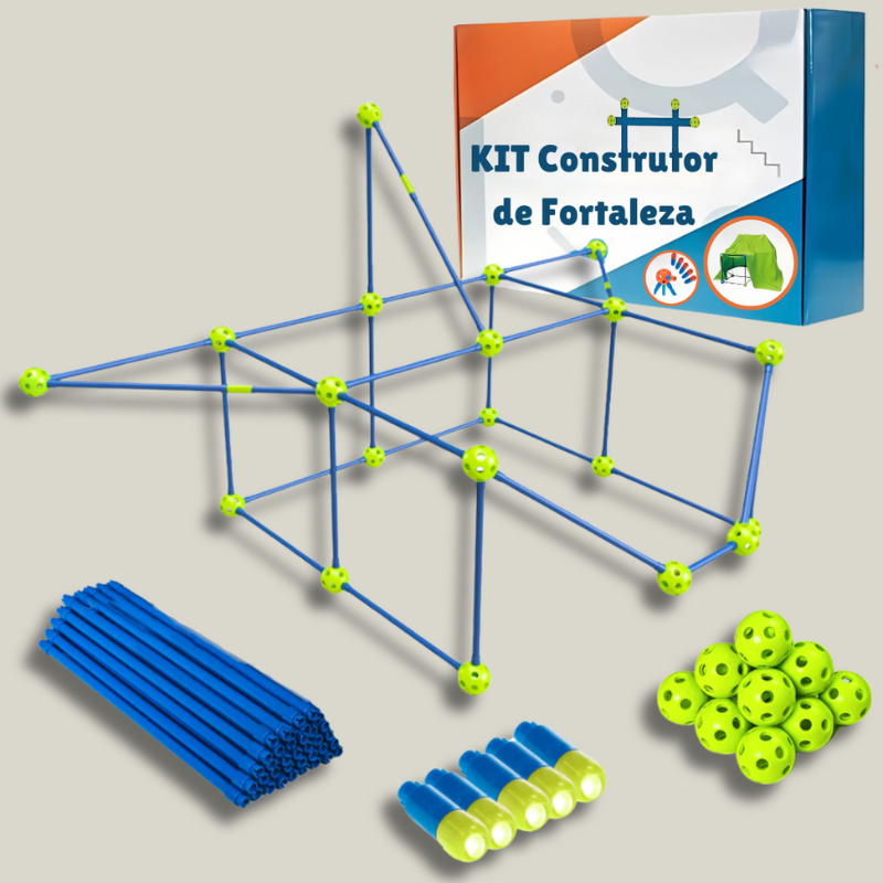 KIT Construtor de Fortaleza + LONA DE BRINDE