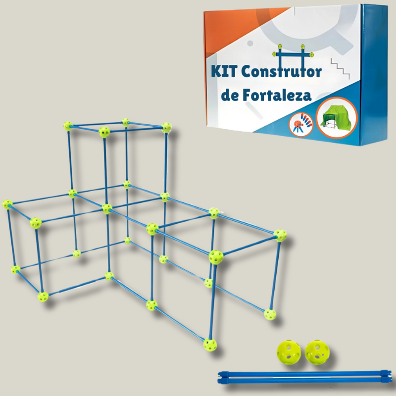 KIT Construtor de Fortaleza + LONA DE BRINDE